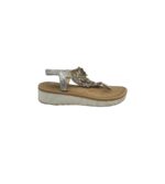 Sandale dama 36, imitatie de piele, gri