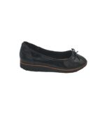 Balerini dama 39, imitatie de piele, negru