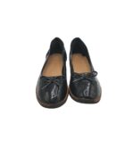 Balerini dama 39, imitatie de piele, negru - imagine 3