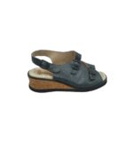 Sandale dama 38, piele, albastru