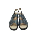 Sandale dama 38, piele, albastru - imagine 3