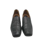 Pantofi barbati  41, piele, negru - imagine 3