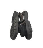 Sandale barbati  44, material textil, negru - imagine 4