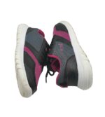 Adidasi dama Air Star, 39, imitatie de piele, material textil, negru mov - imagine 4