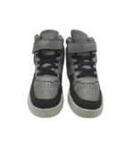 Adidasi copii Lilly & Dan, 34, imitatie de piele, gri negru - imagine 3