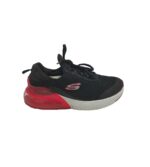 Adidasi dama Skechers, 40, material textil, negru
