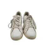 Adidasi barbati Adidas, 41, imitatie de piele, alb gri - imagine 3