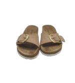 Saboti dama Supersoft, 41, imitatie de piele, bej - imagine 5