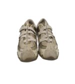 Adidasi dama Skechers, 39, piele intoarsa, piele, alb gri - imagine 3