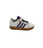 Adidasi copii Adidas, 35, imitatie de piele, alb