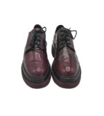 Pantofi dama 38, imitatie de piele, visiniu - imagine 3