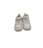 Adidasi copii Nike, 22, imitatie de piele, piele, alb - imagine 3