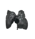 Adidasi dama Adidas, 37, imitatie de piele, material textil, negru - imagine 4