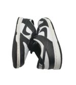 Adidasi barbati Nike, 44, imitatie de piele, alb negru - imagine 4