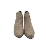 Botine dama Bonita, 38, imitatie de piele, piele, gri bej - imagine 3