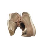 Adidasi dama Tamaris, 41, imitatie de piele, material textil, auriu - imagine 4