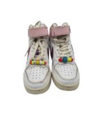 Adidasi dama Nike, 38, material textil, piele, alb roz - imagine 3