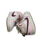 Adidasi dama Nike, 38, material textil, piele, alb roz - imagine 4