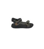 Sandale copii Jack Wolfskin, 33, material textil, gri negru