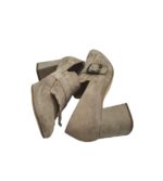 Pantofi dama Paul Green 37,  piele intoarsa, bej - imagine 4