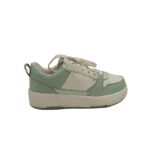 Adidasi dama Pull&Bear, 41, imitatie de piele, alb verde