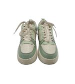 Adidasi dama Pull&Bear, 41, imitatie de piele, alb verde - imagine 3