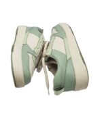 Adidasi dama Pull&Bear, 41, imitatie de piele, alb verde - imagine 4