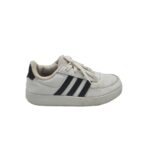 Adidasi dama Adidas, 38, imitatie de piele, alb negru