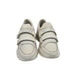 Adidasi dama Joop, 38, piele intoarsa, material textil, piele, alb gri - imagine 3