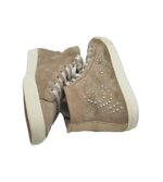 Tenisi dama Geox, 40, piele intoarsa, bej - imagine 4