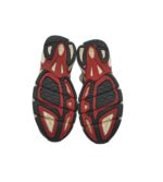 Adidasi copii Adidas, 32, imitatie de piele, material textil, rosu gri - imagine 5
