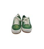 Tenisi dama Mango, 38, piele intoarsa, material textil, verde - imagine 3
