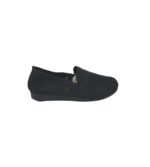 Espadrile dama 41, material textil, negru