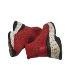 Adidasi dama 36, material textil, rosu - imagine 4
