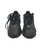 Adidasi barbati Adidas, 41, imitatie de piele, material textil, negru - imagine 2