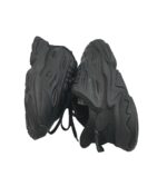 Adidasi barbati Adidas, 41, imitatie de piele, material textil, negru - imagine 3