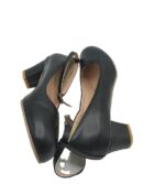 Pantofi dama 38, imitatie de piele, negru - imagine 4