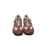 Adidasi copii Adidas, 32, piele intoarsa, piele, alb rosu - imagine 3