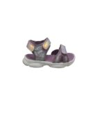 Sandale copii Nelli Blu, 29, imitatie de piele, material textil, mov