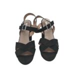 Sandale dama Primark, 39, material textil, negru - imagine 3