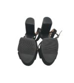 Sandale dama Primark, 39, material textil, negru - imagine 5
