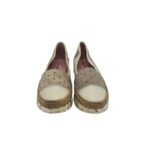 Espadrile dama Mariepha, 36, piele intoarsa, piele, alb gri - imagine 3