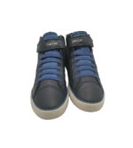 Tenisi dama Geox, 38, piele, negru albastru , captusiti - imagine 3