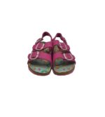 Sandale copii 26, imitatie de piele, roz - imagine 3