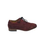 Pantofi barbati Bugatti, 41, piele intoarsa, rosu