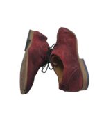 Pantofi barbati Bugatti, 41, piele intoarsa, rosu - imagine 4