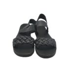 Sandale dama Graceland, 41, imitatie de piele, material textil, negru - imagine 3
