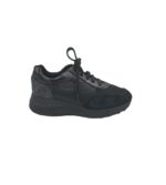 Adidasi dama Geox, 38, piele intoarsa, piele, negru
