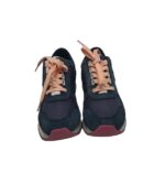Adidasi dama Napapijri, 41, imitatie de piele, piele intoarsa, material textil, bleumarin - imagine 3