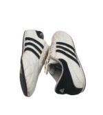Adidasi barbati Adidas, 41, imitatie de piele, piele intoarsa, alb negru - imagine 4